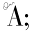 a