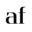 a