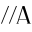 a
