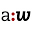 a