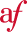 a