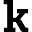 k