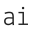 a