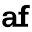 a