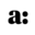 a