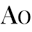 a