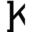 k