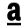 a