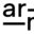 a