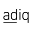 a