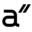 a