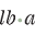 a