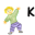 k