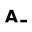 a