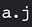 a