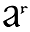 a