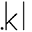 k