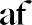a