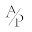 a